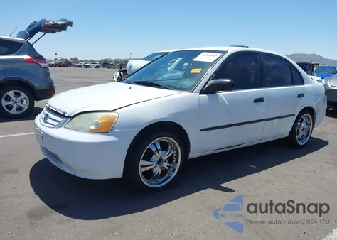 2001 Honda Civic Dx z USA, uszkodzony, nr VIN 1HGES152X1L063818